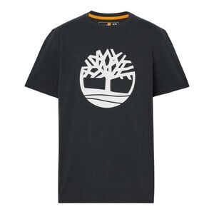 Timberland Mens Northwood Tree Logo Short-Sleeved T-Shirt / Black